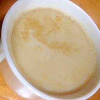 あんこ入りほうじ茶ソイラテ